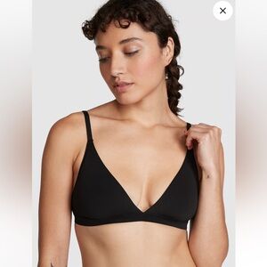 PINK Victoria's Secret Comfort Unlined Bralette - Black